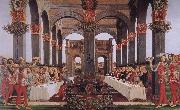 Sandro Botticelli The story of the wedding scene oil painting artist